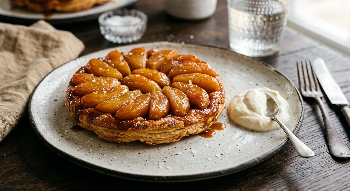 Receta de Tarta Tatin de Dulce de Leche: La Guía Definitiva de Repostería Gourmet preparada paso a paso — fotografía editorial de RecetaDolce