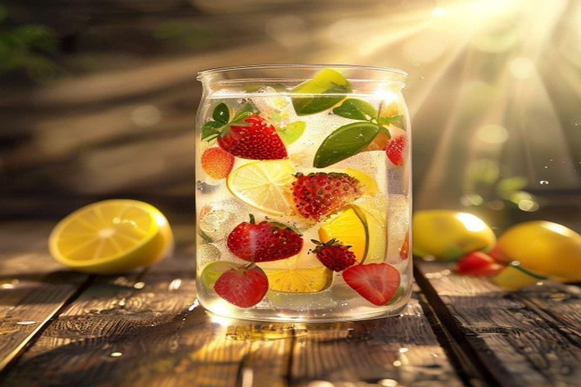 Receta de Kéfir de agua casero: Receta de primavera preparada paso a paso — fotografía editorial de RecetaDolce