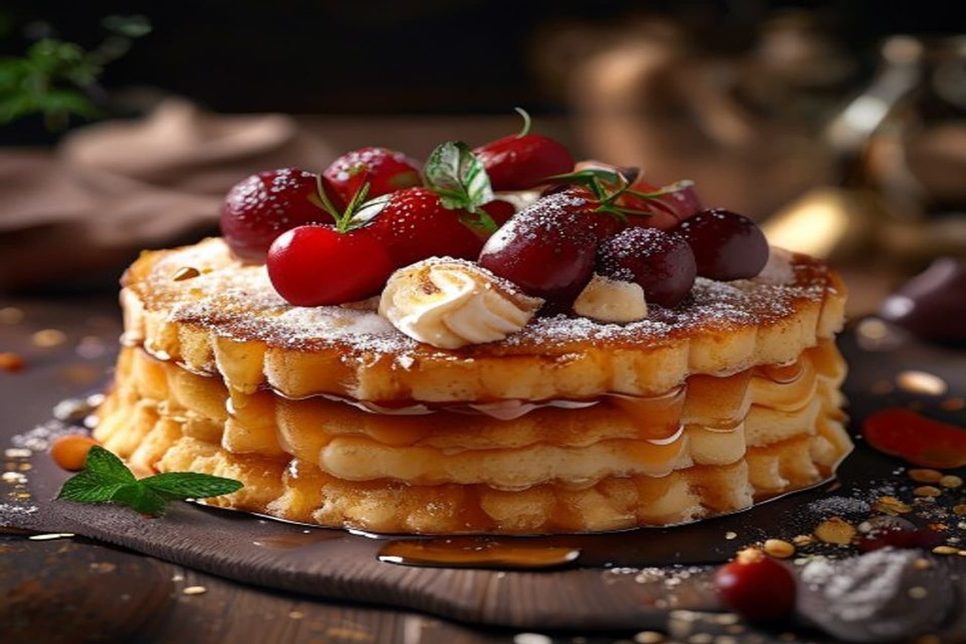 Tarta Saint Honoré de caramelo salado: Un postre real