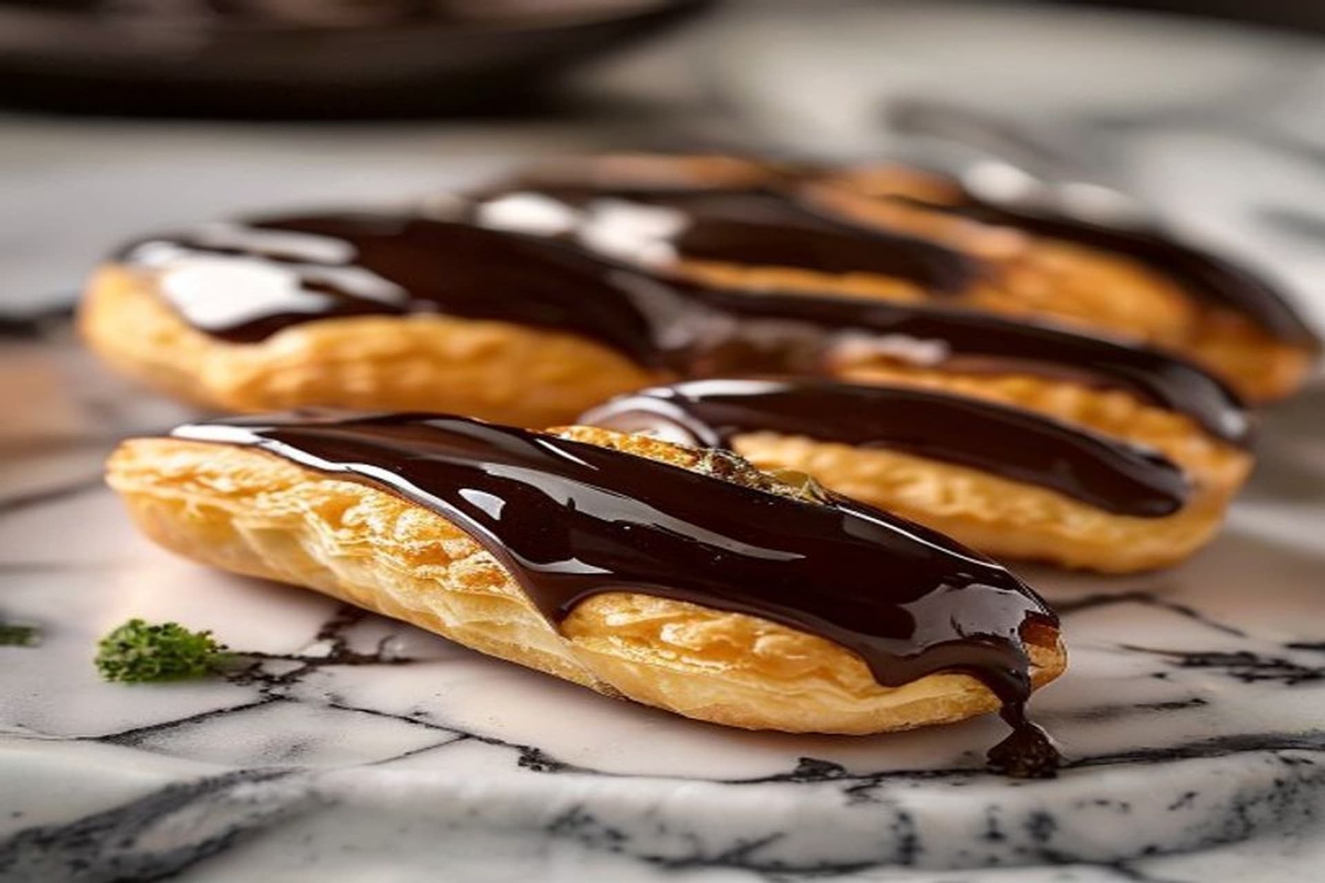 Receta de Eclairs de Crema Diplomática de Vainilla: El Secreto Francés preparada paso a paso — fotografía editorial de RecetaDolce