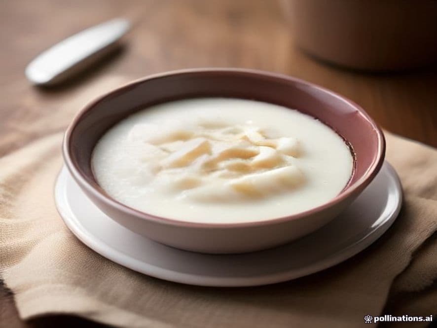 Receta de Arroz con Leche de Coco Cremoso preparada paso a paso — fotografía editorial de RecetaDolce