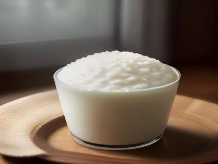 Receta de Arroz con leche en vaso preparada paso a paso — fotografía editorial de RecetaDolce
