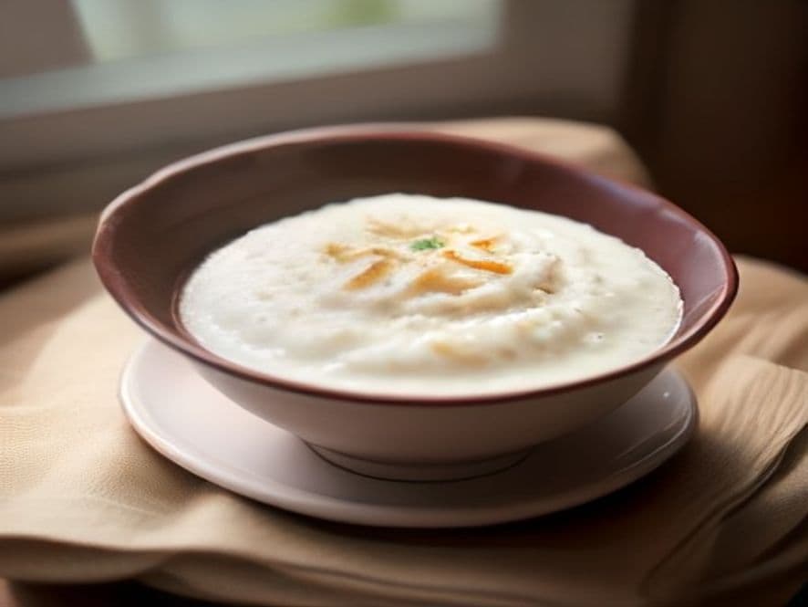 Receta de Arroz con leche tradicional para vender preparada paso a paso — fotografía editorial de RecetaDolce