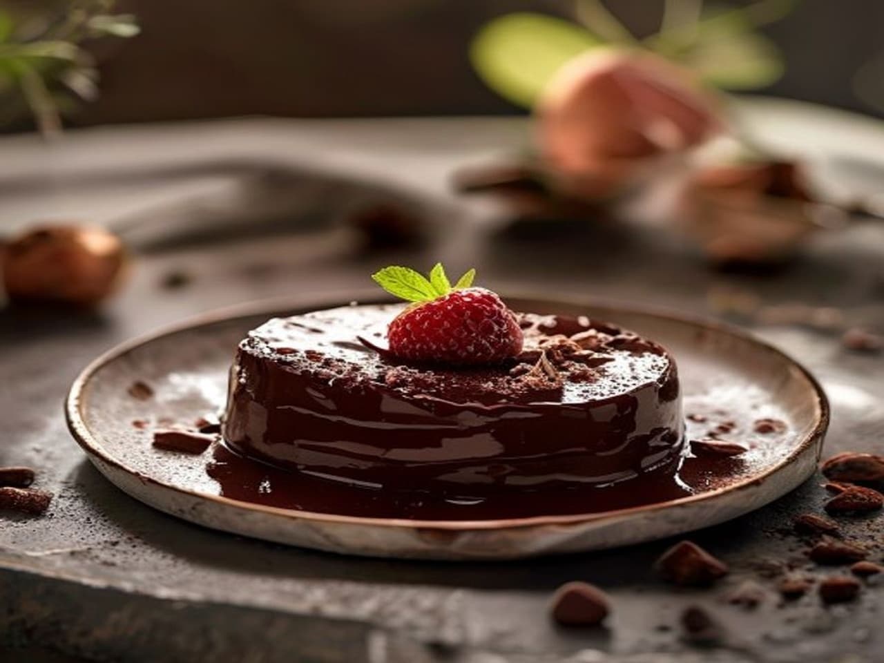 Receta de Chocolate Ganache Recipe preparada paso a paso — fotografía editorial de RecetaDolce
