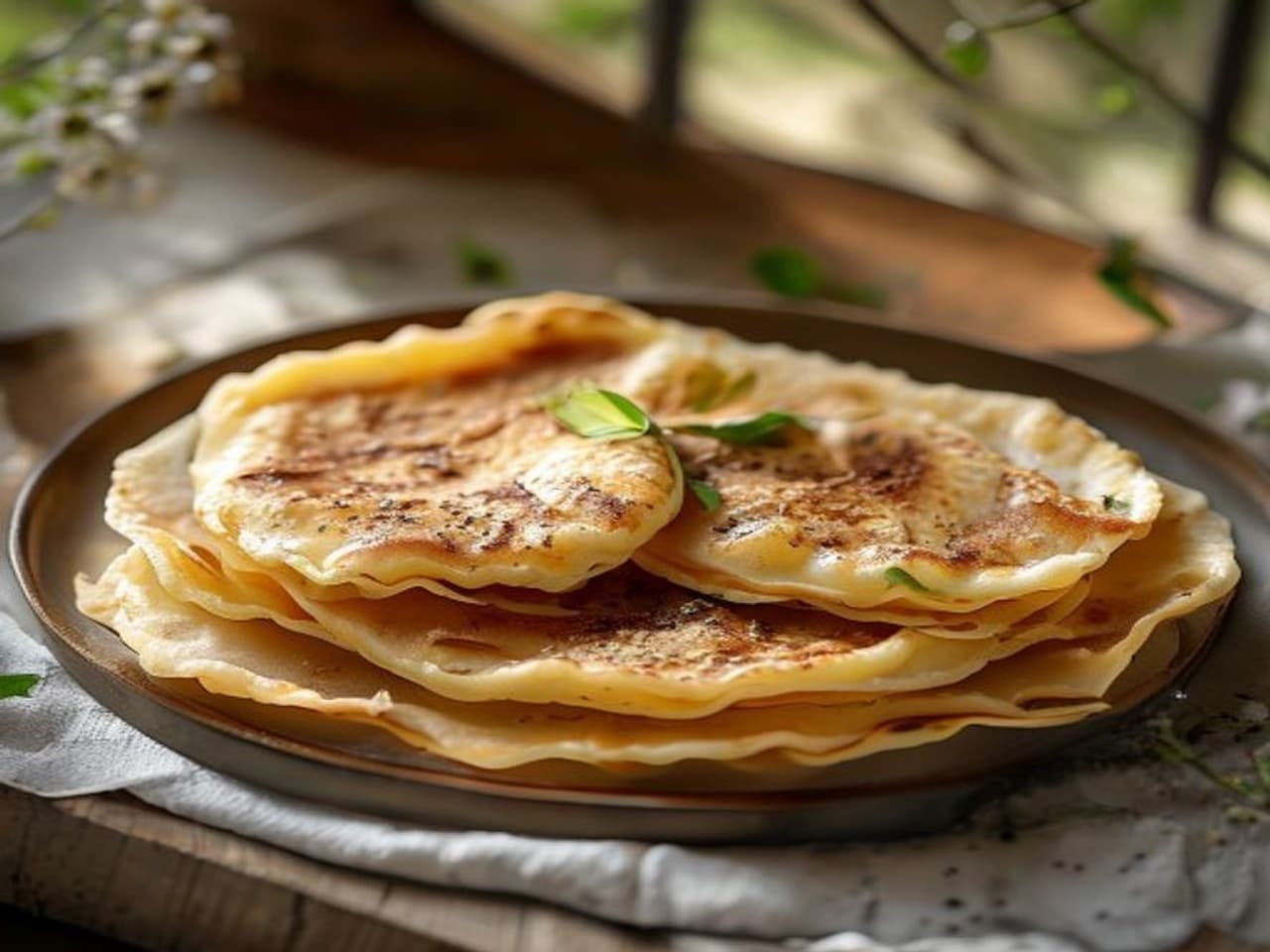 Receta de Crêpes dulces caseros preparada paso a paso — fotografía editorial de RecetaDolce