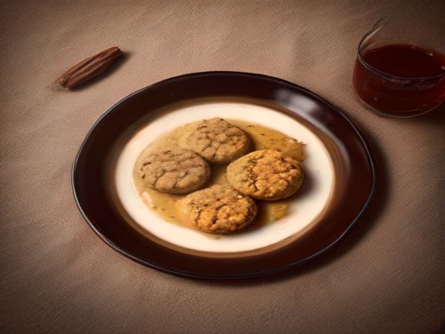 Galletas de avena y chispas de chocolate recién horneadas, doradas y con el chocolate ligeramente derretido, sobre una rejilla de enfriamiento.
