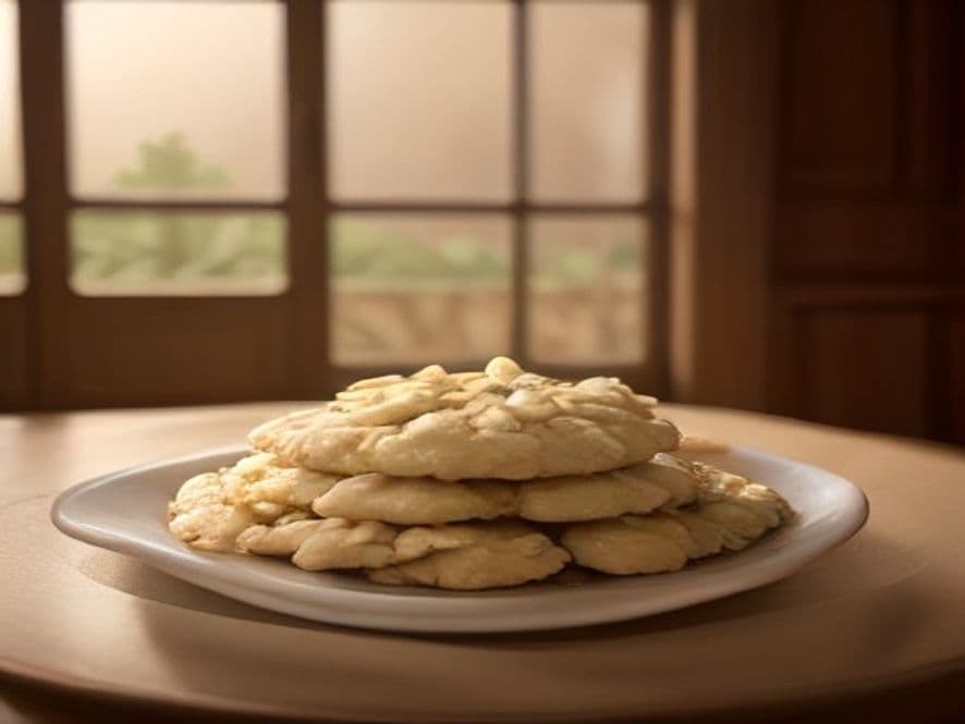 Receta de Galletas de avena y banana saludables y crujientes preparada paso a paso — fotografía editorial de RecetaDolce