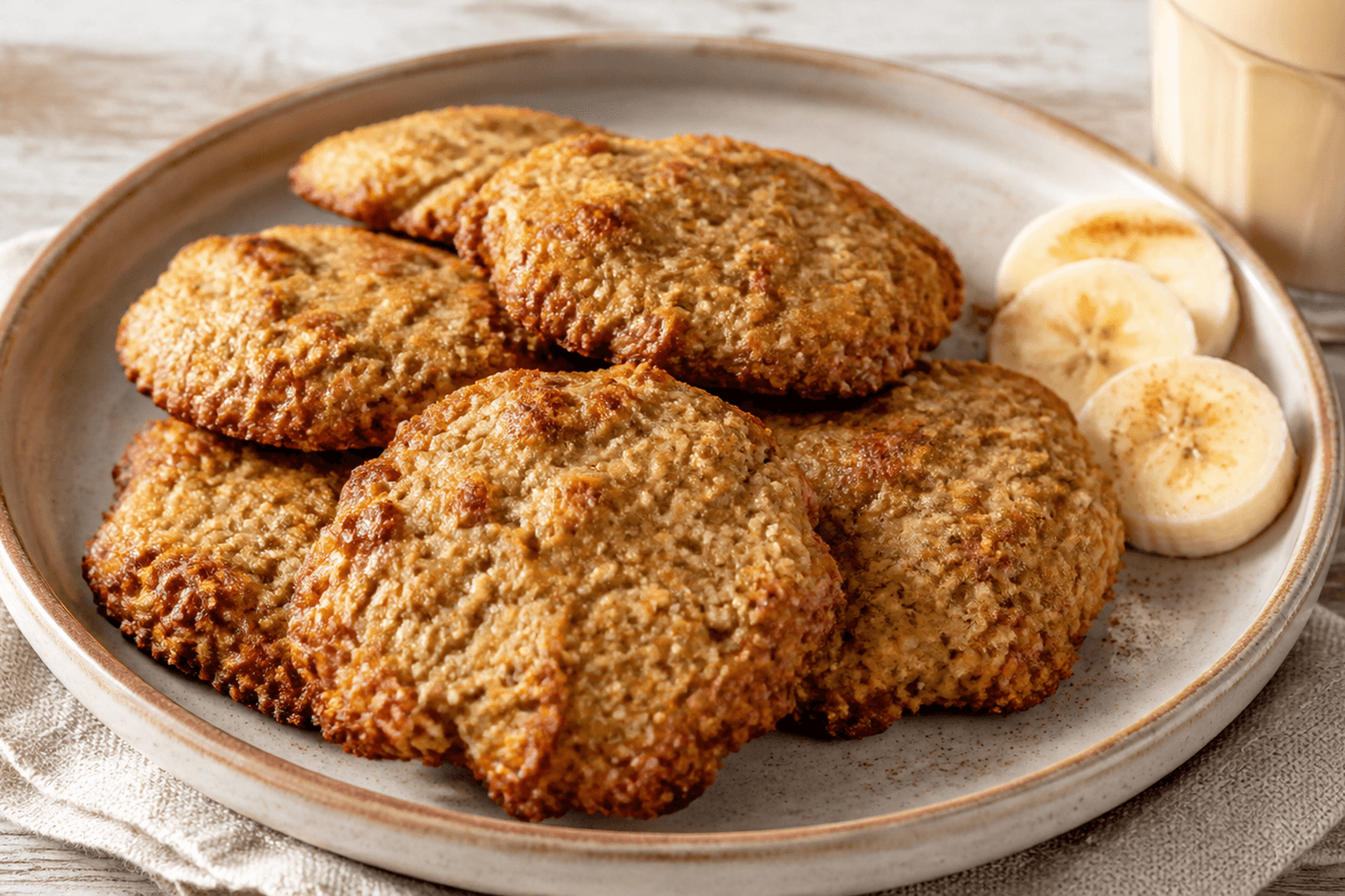 Receta de Galletas de Avena y Plátano Artesanales con Chocolate y Nueces preparada paso a paso — fotografía editorial de RecetaDolce
