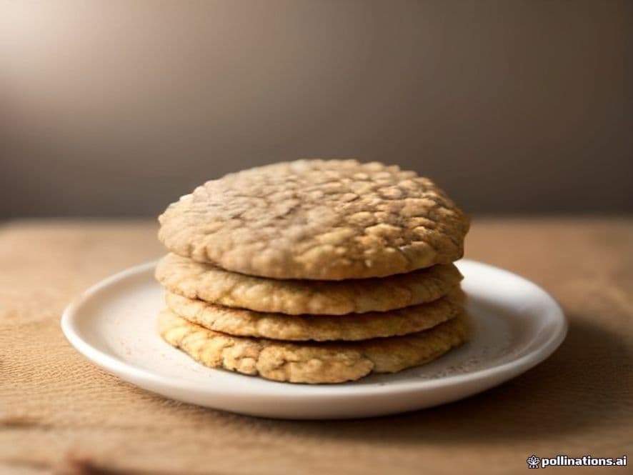Receta de Galletas de avena y plátano saludables preparada paso a paso — fotografía editorial de RecetaDolce