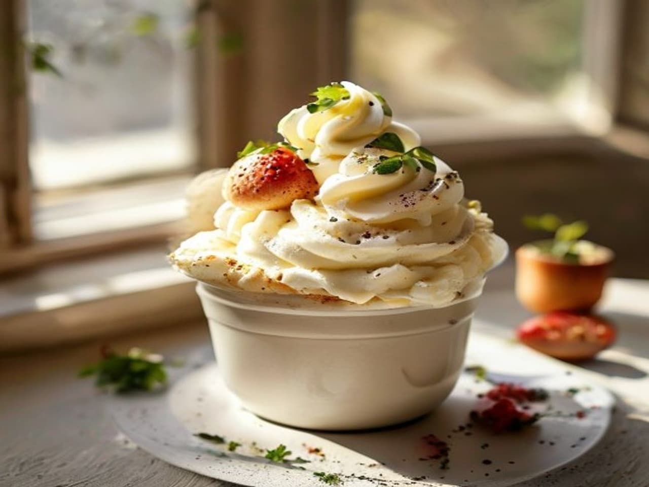 Receta de Helado de vainilla casero sin máquina preparada paso a paso — fotografía editorial de RecetaDolce