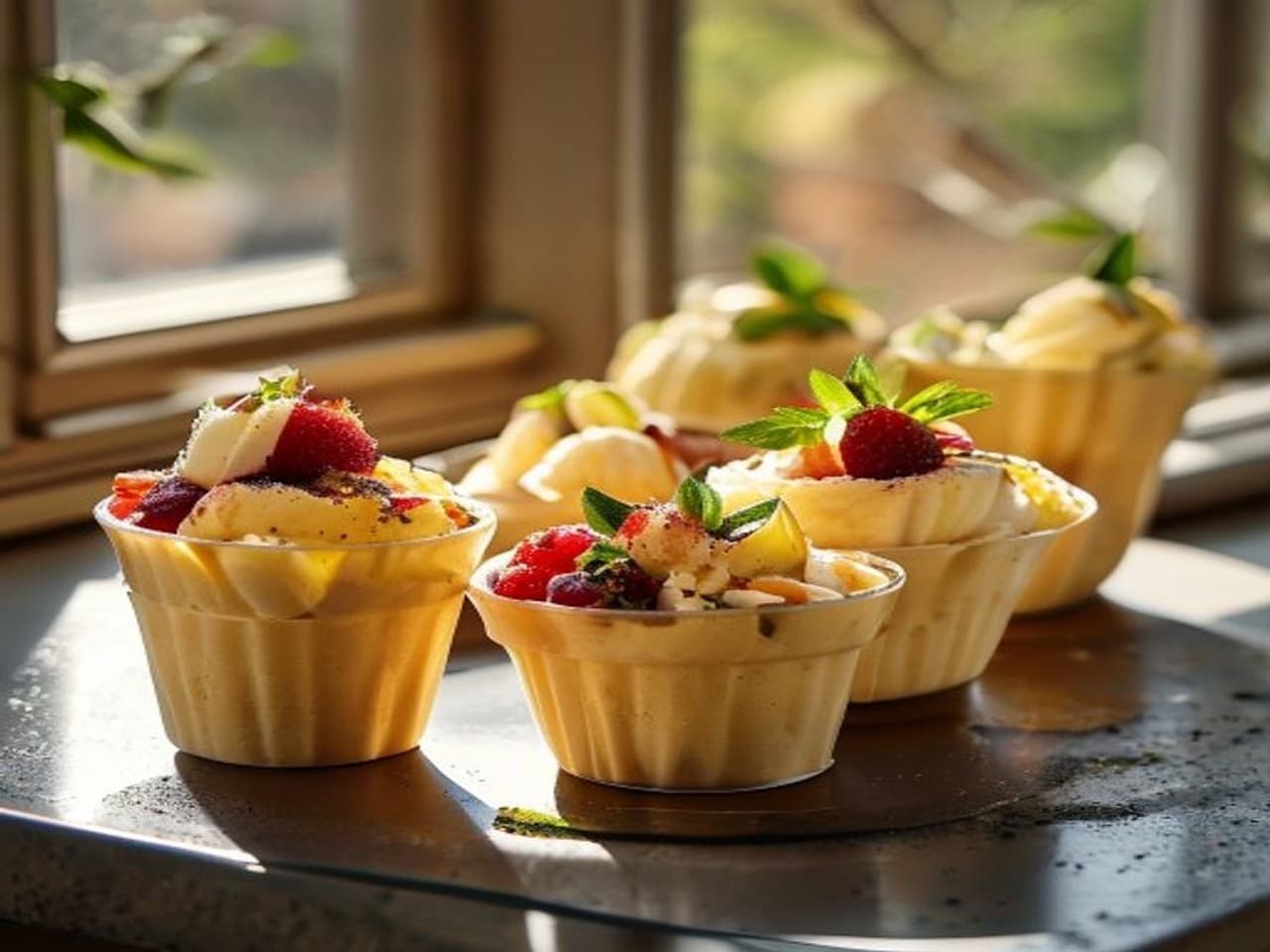 Receta de Helados artesanales preparada paso a paso — fotografía editorial de RecetaDolce
