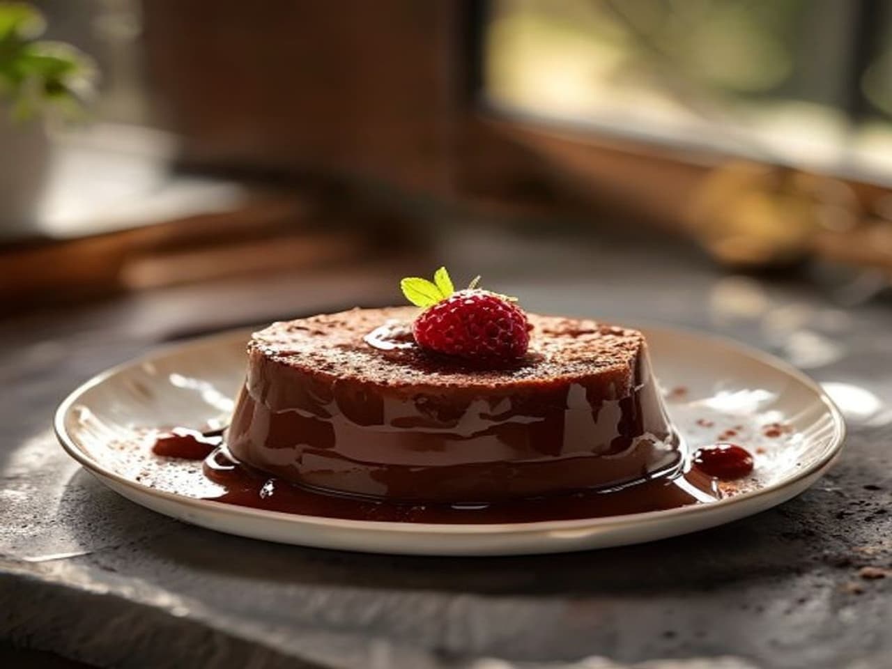 Receta de Mousse de Chocolate Belga 70 por ciento preparada paso a paso — fotografía editorial de RecetaDolce