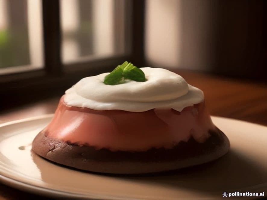Una porción de tarta rellena con una mousse de chocolate oscura y brillante, decorada con virutas de chocolate y un ligero espolvoreo de cacao, lista para ser degustada.