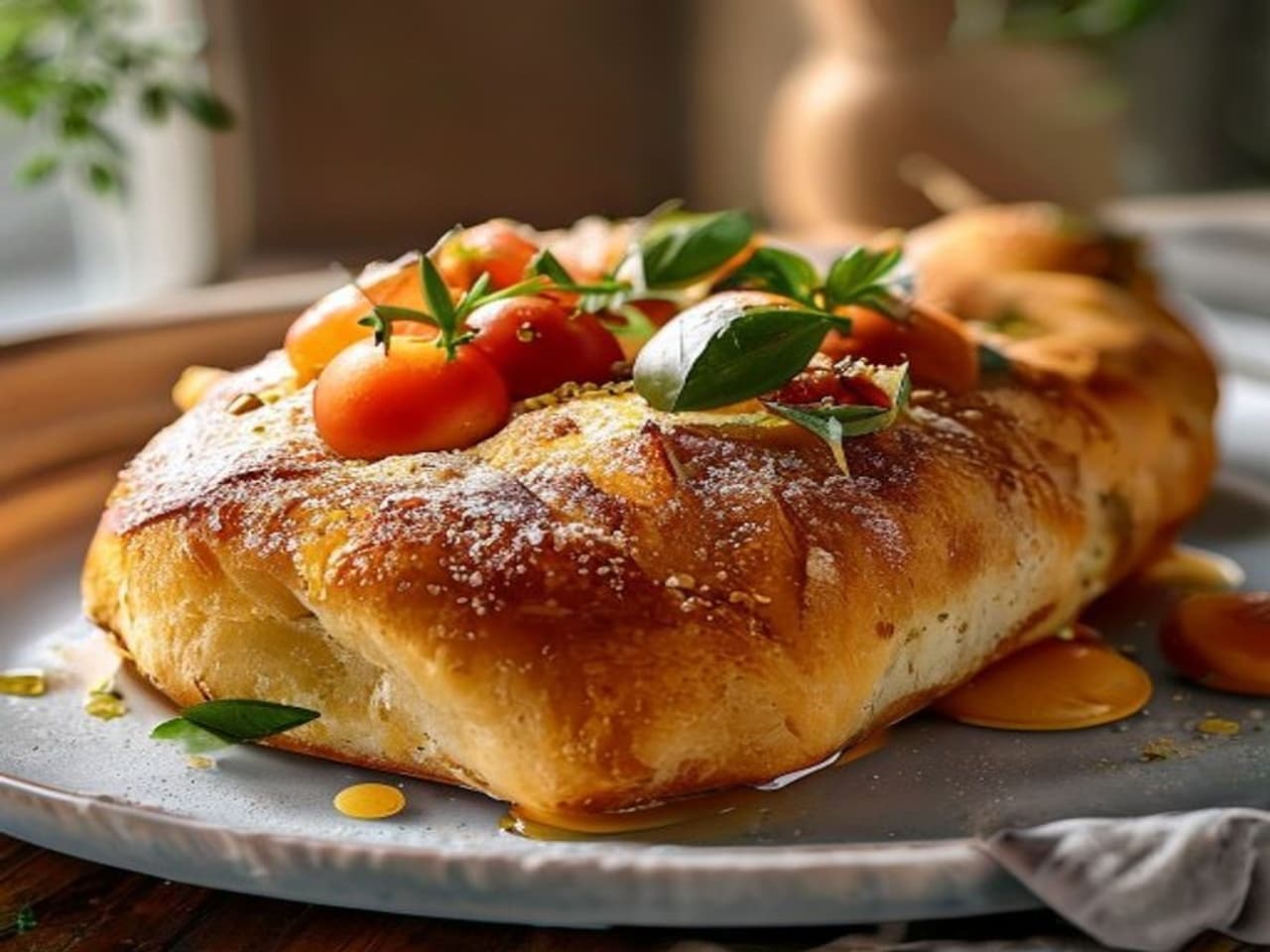 Receta de Panettone italiano de frutas y pasas preparada paso a paso — fotografía editorial de RecetaDolce