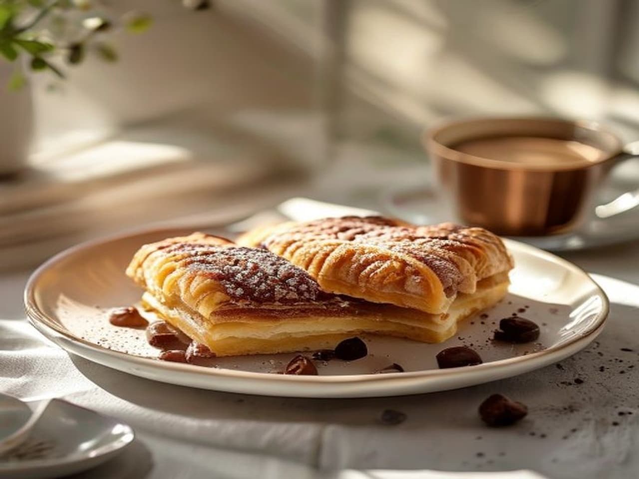 Receta de Pastelito de chocolate y café preparada paso a paso — fotografía editorial de RecetaDolce