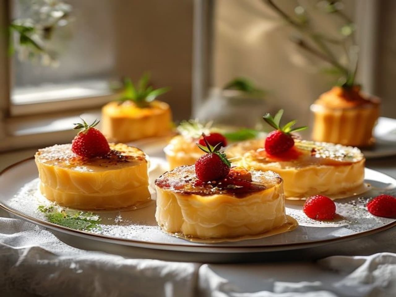 Receta de Postres elegantes preparada paso a paso — fotografía editorial de RecetaDolce
