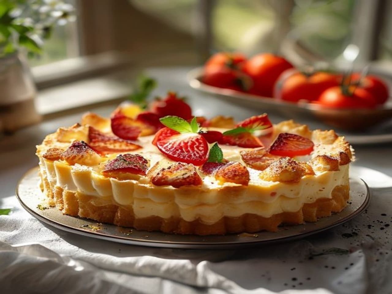 Receta de Tarta de cumpleaños mujer preparada paso a paso — fotografía editorial de RecetaDolce